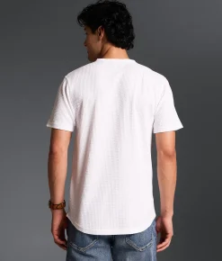 Tops | Outpost Makers Textured Henley White