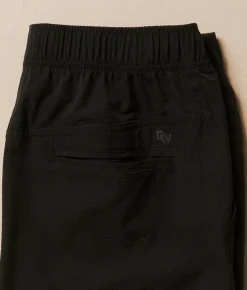 Bottoms|Shorts | Departwest Textured Hybrid Short Black