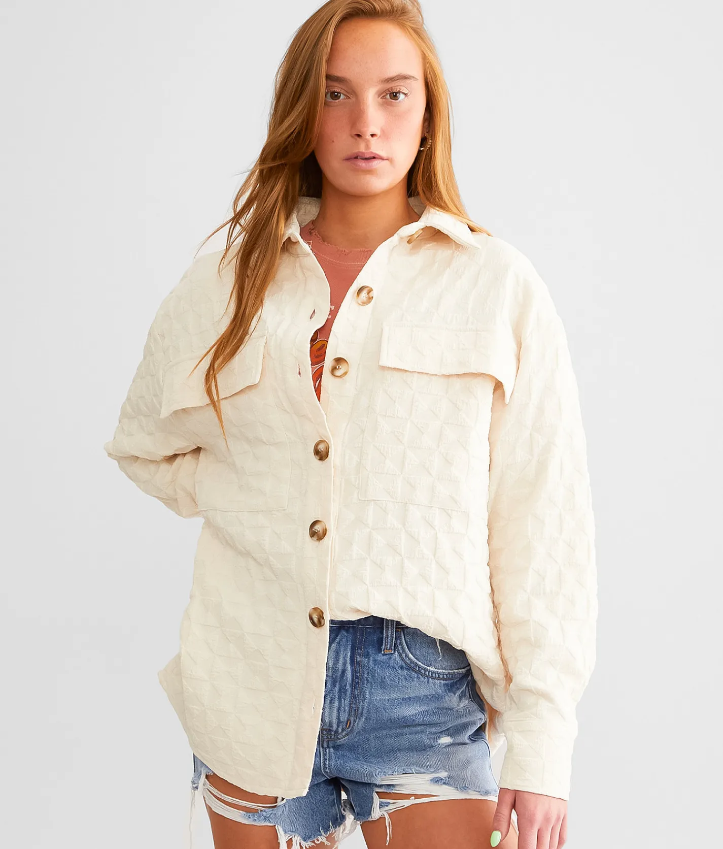Privy Textured Jacket Cream Best