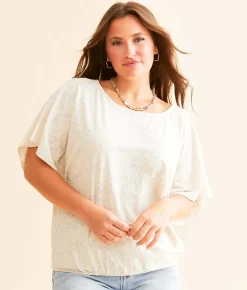 Tops | Daytrip Textured Jacquard Top Cream