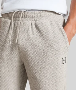 Bottoms | Maven Co-op Textured Jogger Mourning Dove
