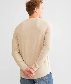 Outpost Makers Textured Knit Henley Country Air Discount