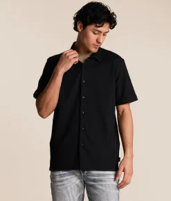 Tops | Nova Industries Textured Knit Shirt White