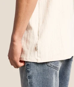 Tops | Nova Industries Textured Knit Shirt Sea Pearl