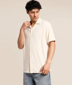 Tops | Nova Industries Textured Knit Shirt Sea Pearl