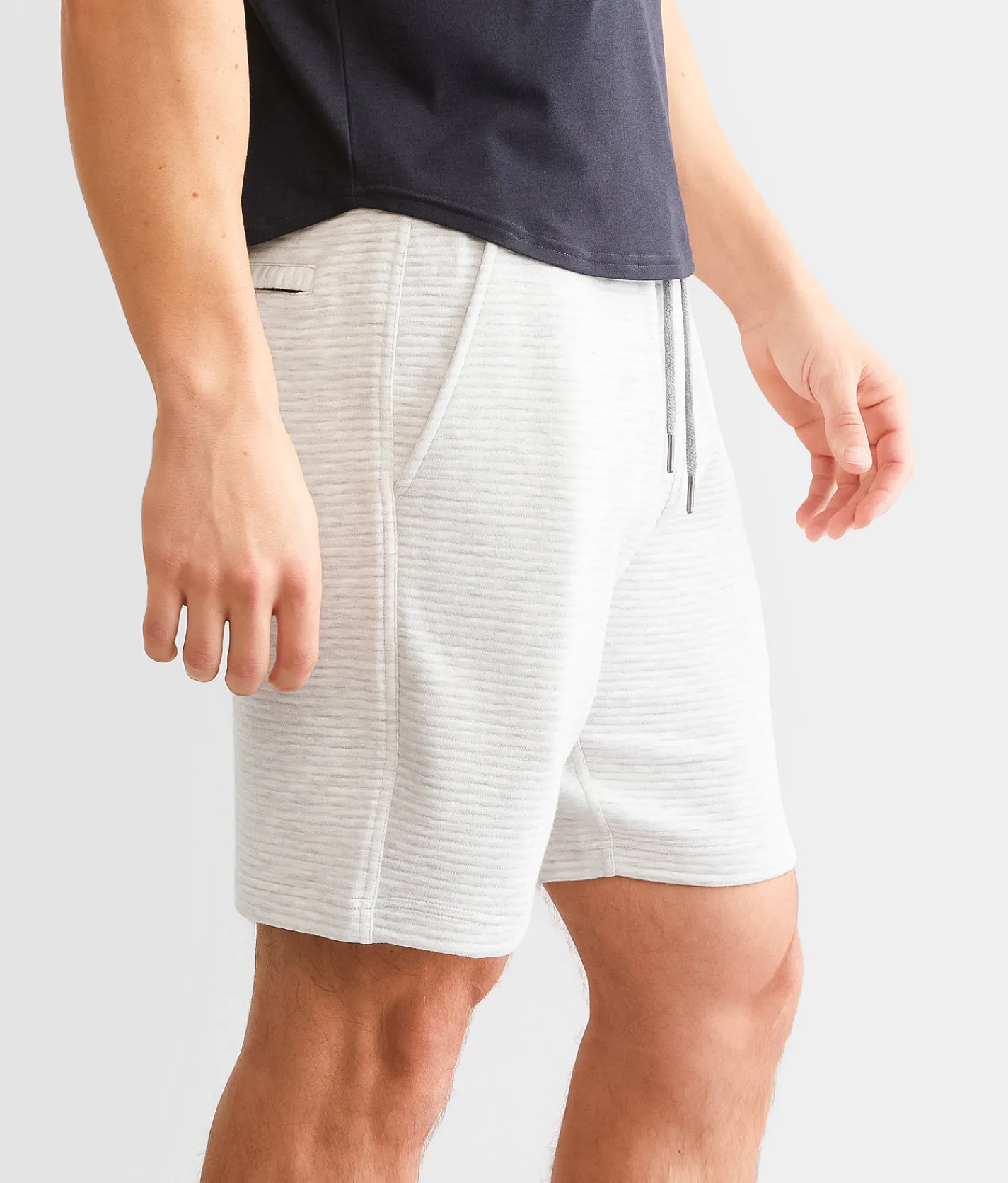Bottoms|Shorts | BKE Textured Knit Short Oatmeal Heather