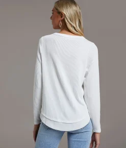 Tops | BKE Textured Knit Top Off White