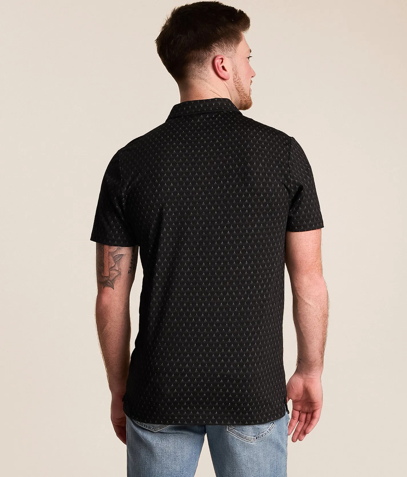 J.B. Holt Textured Performance Polo Black Online