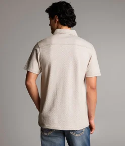 BKE Textured Polo Dune Discount