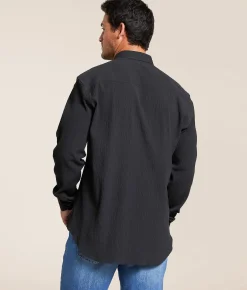 Eight X Textured Shirt Black Outlet