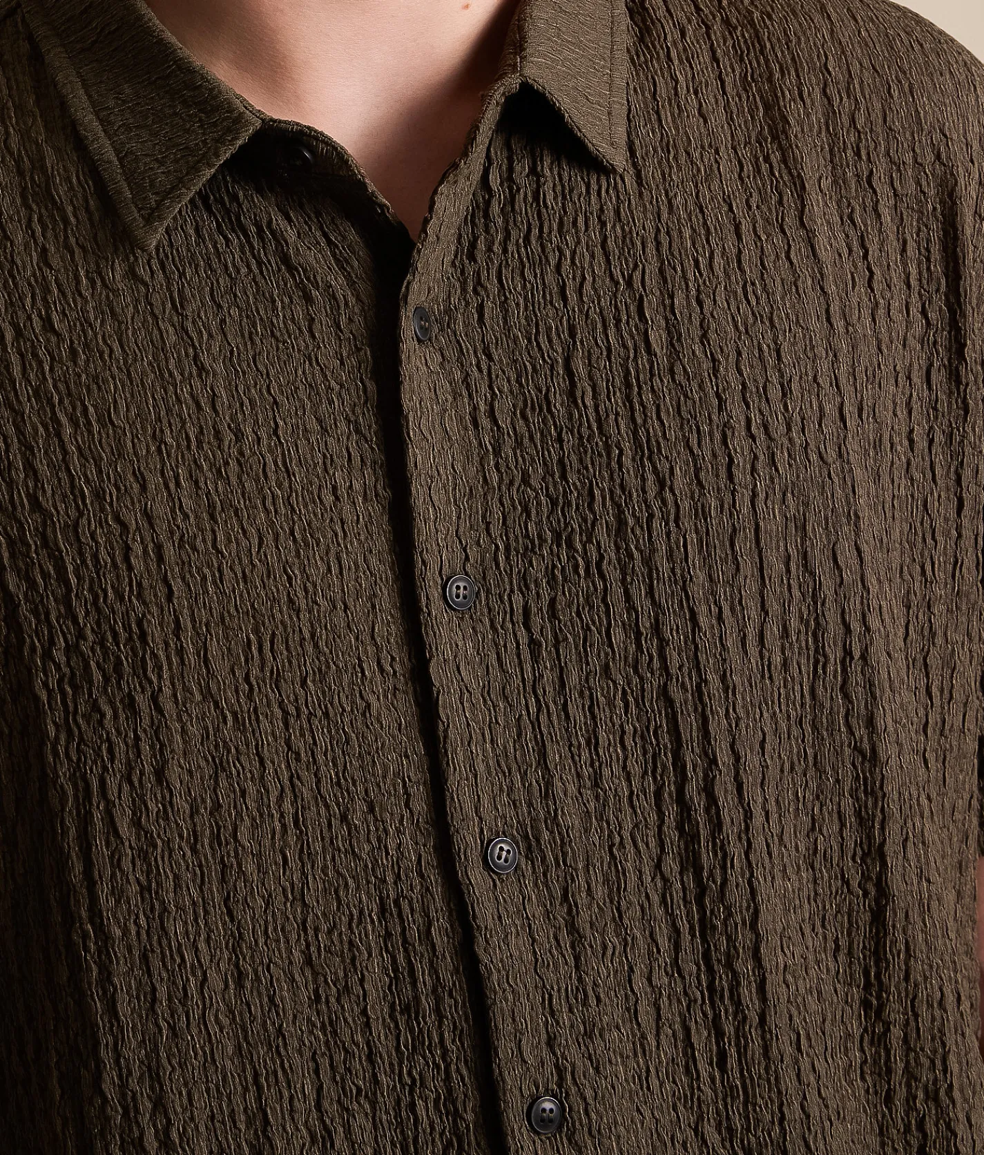 Tops | Nova Industries Textured Shirt Spiced Apple