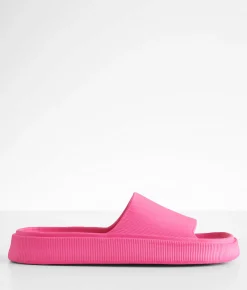 BKE Textured Slide Fuschia Sale