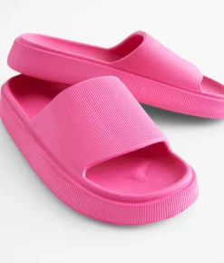 BKE Textured Slide Fuschia Sale