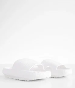 Shoes | BKE Textured Slide White