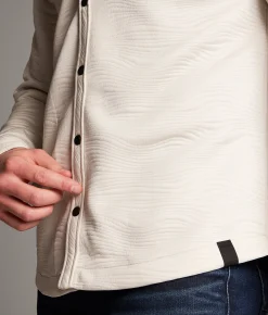 Maven Co-op Textured Standard Performance Shirt Off White Clearance