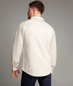 Maven Co-op Textured Standard Performance Shirt Off White Clearance