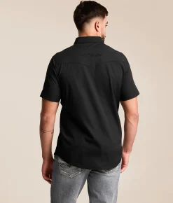 Tops | Gentry County Textured Standard Shirt Tannin