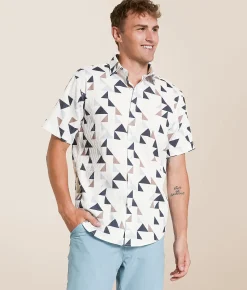 Johnny Q Textured Stretch Shirt Multi