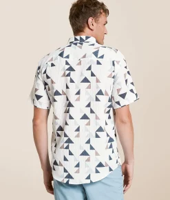 Johnny Q Textured Stretch Shirt Multi