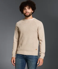 Outpost Makers Textured Sweater Tan Sale