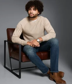 Outpost Makers Textured Sweater Tan Sale