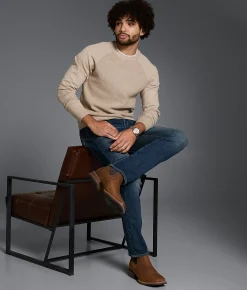 Outpost Makers Textured Sweater Tan Sale