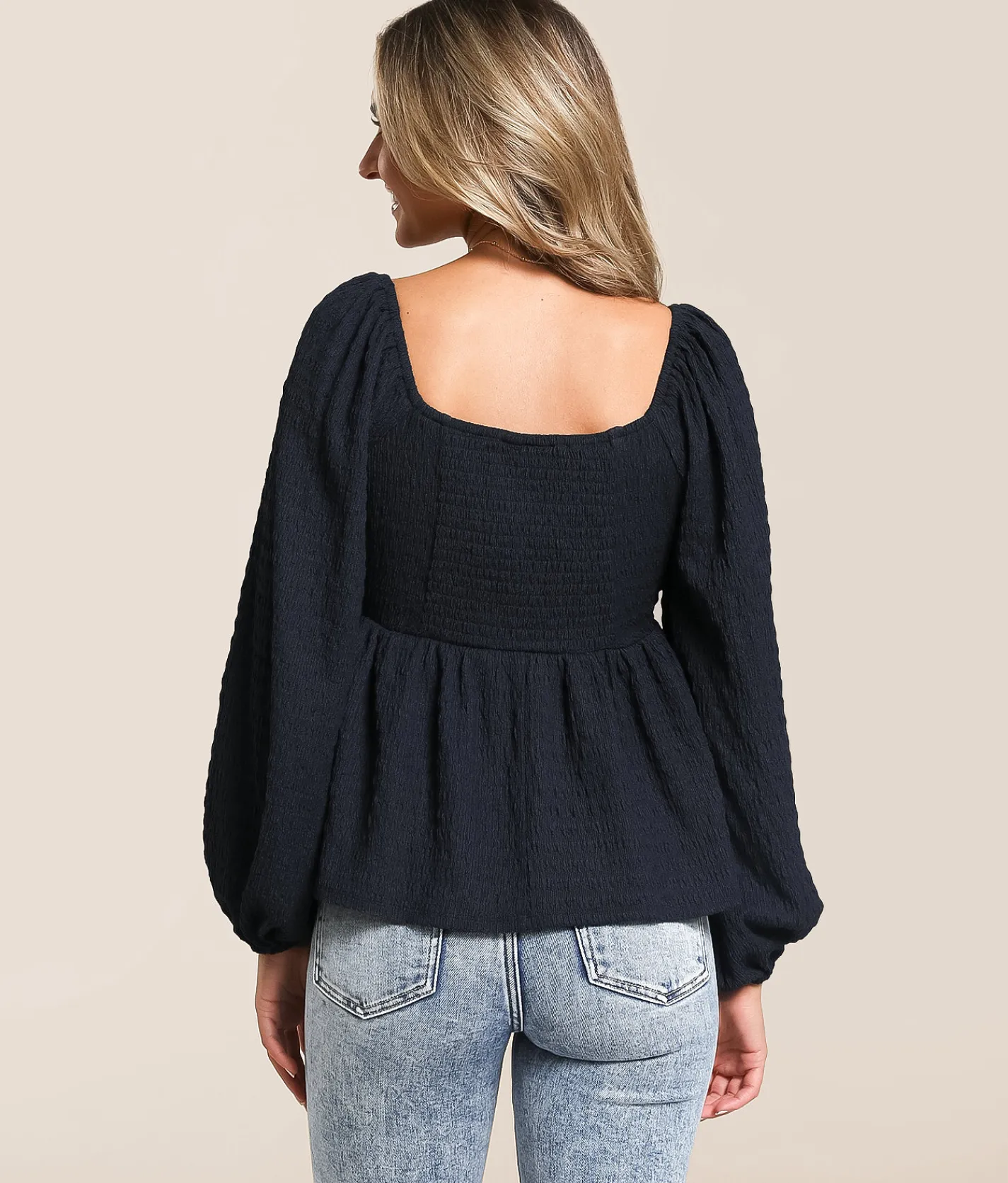 Daytrip Textured Top Midnight Navy Sale
