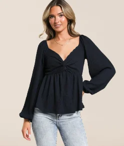 Daytrip Textured Top Midnight Navy Sale