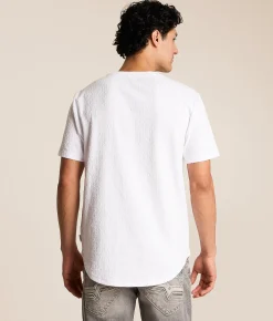 Nova Industries Textured T-Shirt White Sale