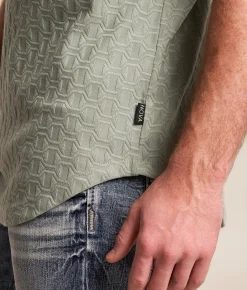 Nova Industries Textured T-Shirt Seafoam Outlet