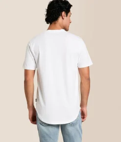 Nova Industries Textured T-Shirt White Discount