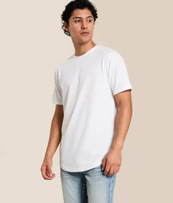 Nova Industries Textured T-Shirt White Discount