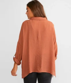 Hyfve Textured Woven Blouse Ivory Cream Clearance