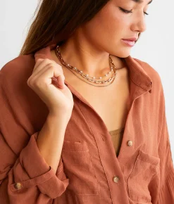 Hyfve Textured Woven Blouse Ivory Cream Clearance