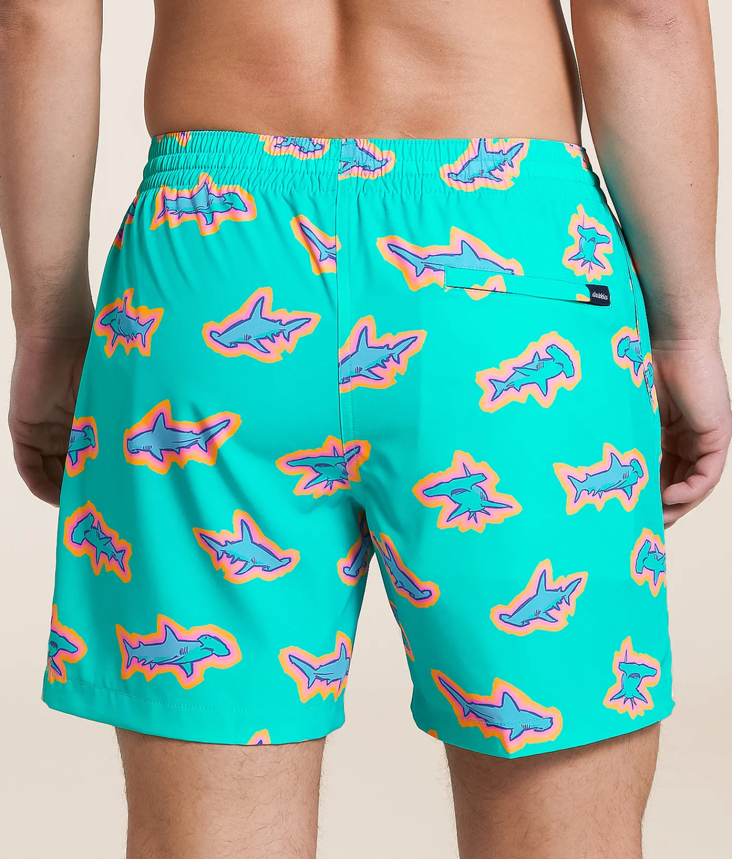 Chubbies The Apex Swimmers Stretch Swim Trunks Mint Pattern Based