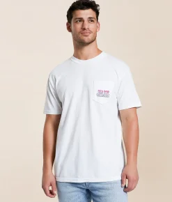 Tops|Graphic T-Shirts | Old Row The 90's Field T-Shirt White