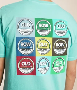 Old Row The Art Of The Buzz T-Shirt Chalky Mint New