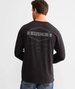 RVCA The Balance Sport T-Shirt Black Sport Hot
