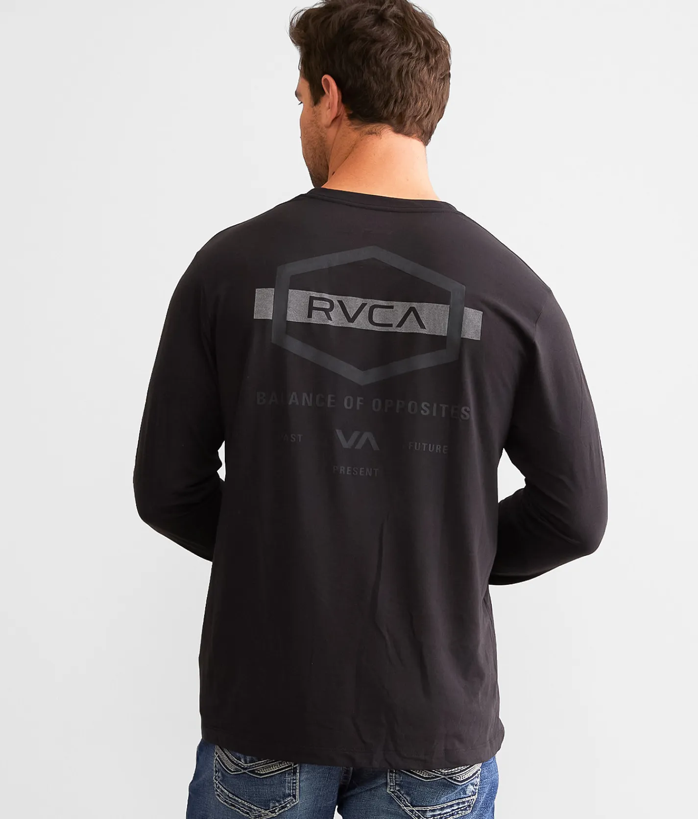 RVCA The Balance Sport T-Shirt Black Sport Hot