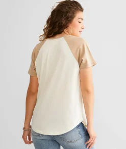 Tops | White Crow The Baseball T-Shirt Sandshell