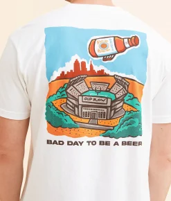 Old Row The Beer Blimp T-Shirt White Hot