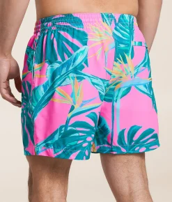Chubbies The Birds Of Paradise Stretch Swim Trunks Pink Online