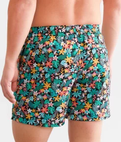Swimwear | Chubbies The Bloomerangs Stretch Swim Trunks Black Solid