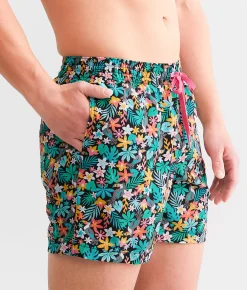 Swimwear | Chubbies The Bloomerangs Stretch Swim Trunks Black Solid