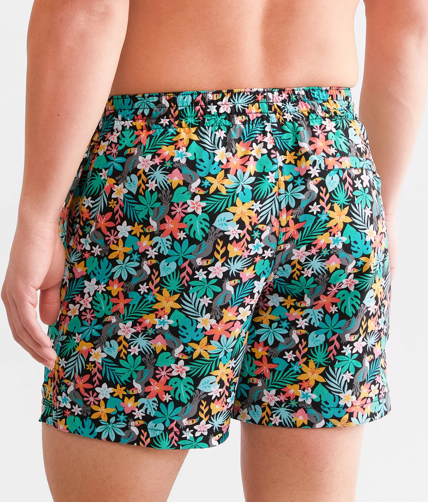 Chubbies The Bloomerangs Stretch Swim Trunks Black Solid Best