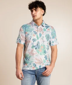 Tops | Chubbies The Brush & Shrub Performance Polo White