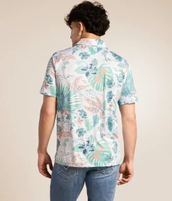 Tops | Chubbies The Brush & Shrub Performance Polo White