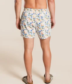 Swimwear | Fair Harbor The Bungalow Beach Sun Tile Stretch Swim Trunks Assorted