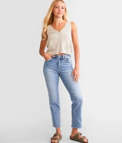 Willow & Root The Cropped Everyday Jean Yellow Bell Best
