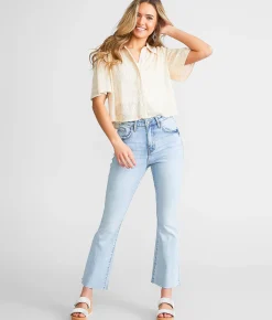 Willow & Root The Cropped Flare Out Jean Clivia Outlet